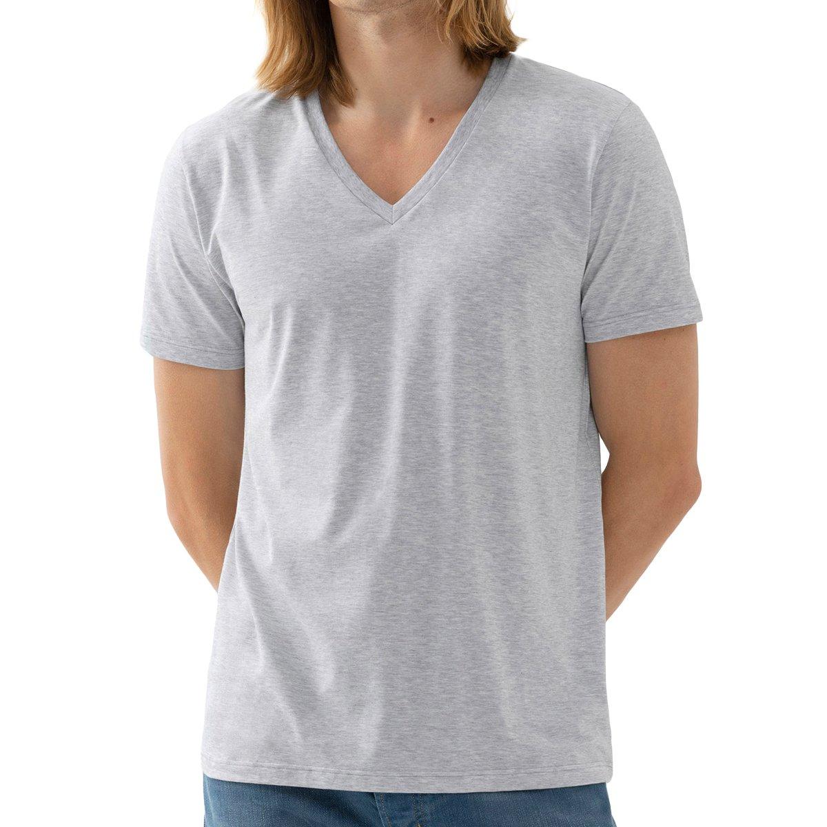 Dry Cotton - Unterhemd Shirt Kurzarm Herren Grau M von mey