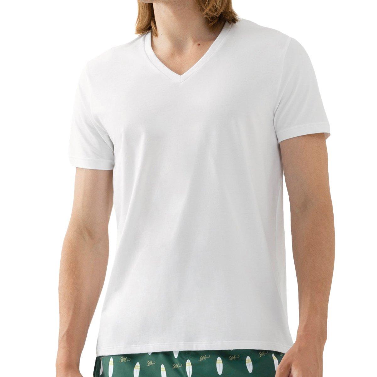 Dry Cotton - Unterhemd Shirt Kurzarm Herren Weiss L von mey