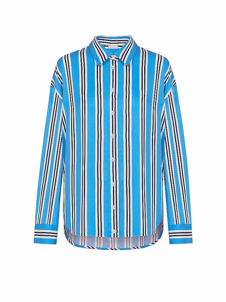 MEY Langarmshirt CALMING STRIPES hellblau | L von mey