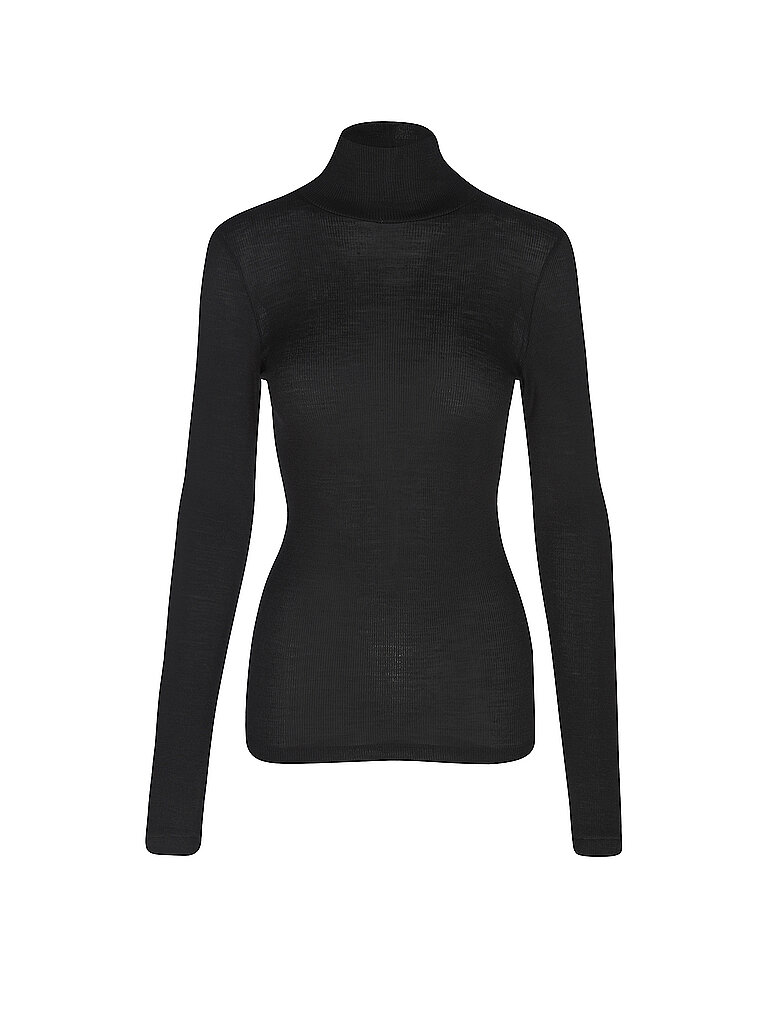 MEY Langarmshirt WOOL LOVE schwarz schwarz | XXL/XXXL von mey