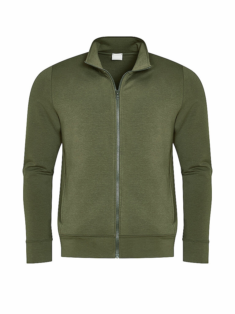 MEY Loungewear Jacke olive | S von mey