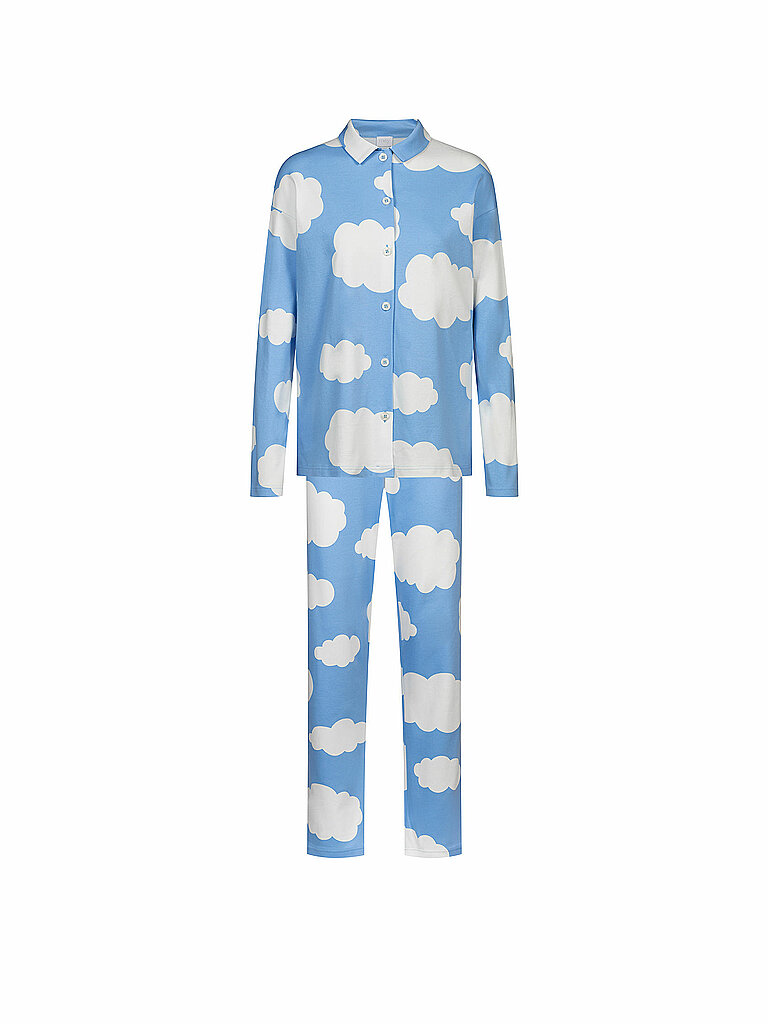 MEY Pyjama CLOUDS hellblau | 38 von mey