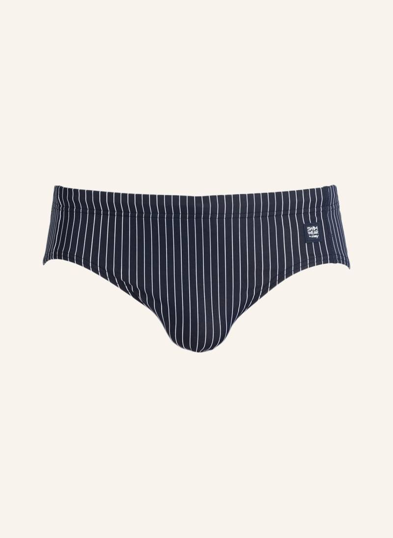 Mey Badeslip Serie Saint Louis blau von mey