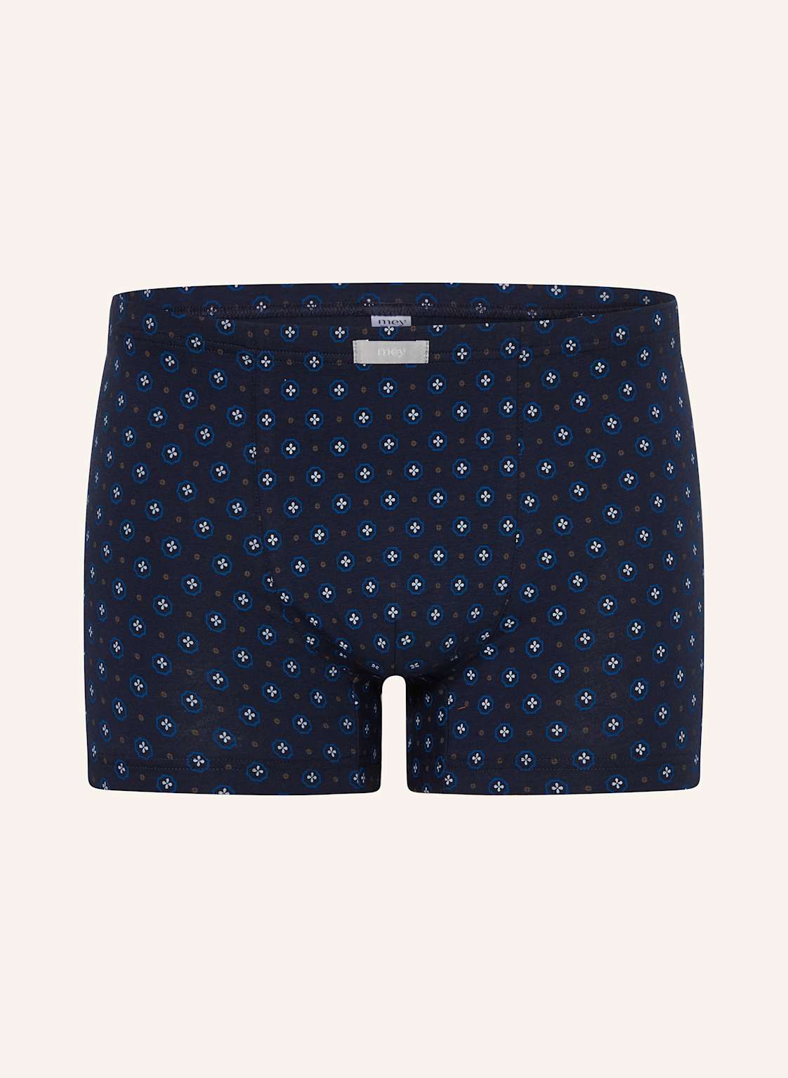 Mey Boxershorts Serie Brilliant Geo blau von mey