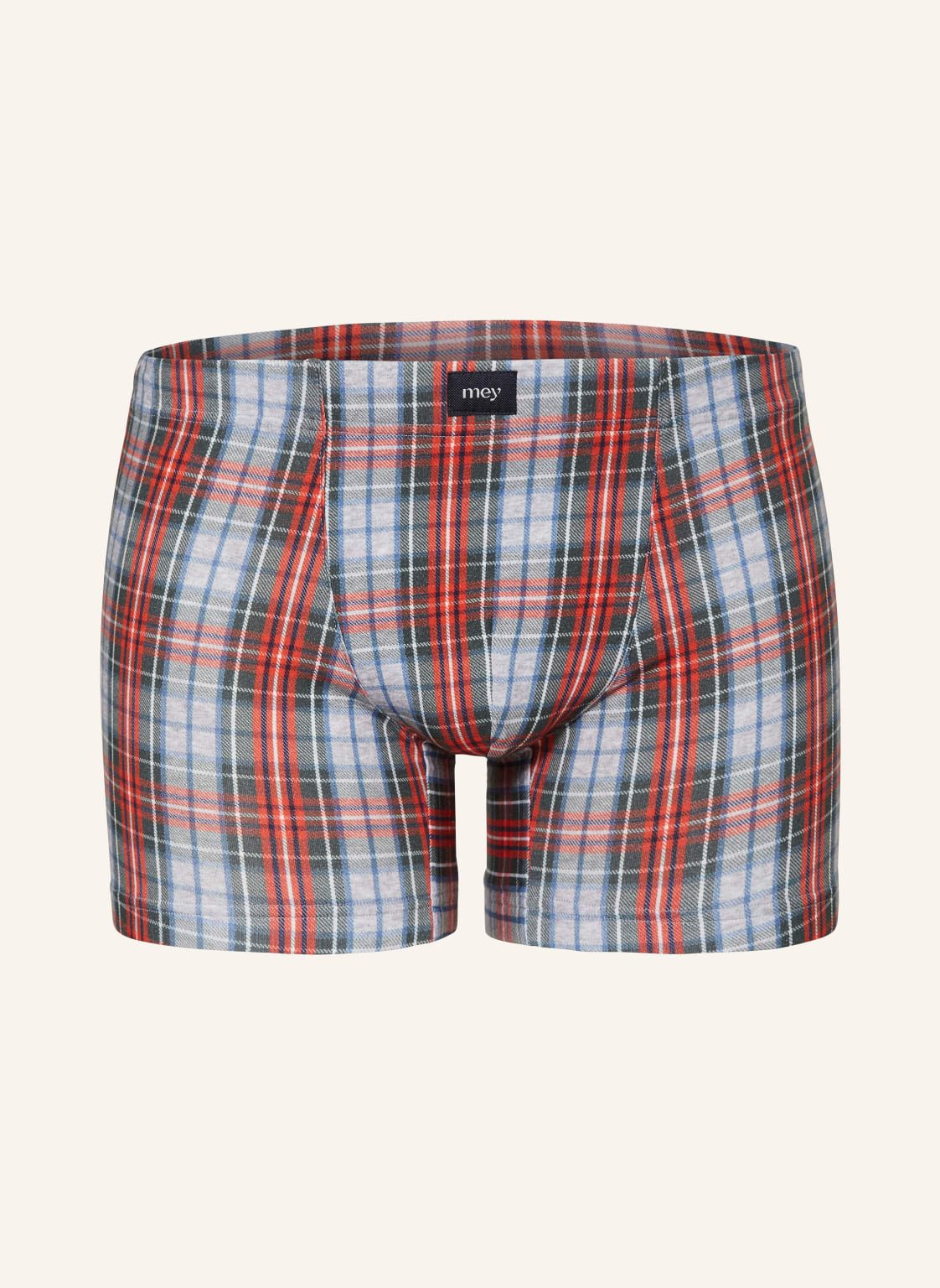 Mey Boxershorts Serie Checkered Pattern grau von mey