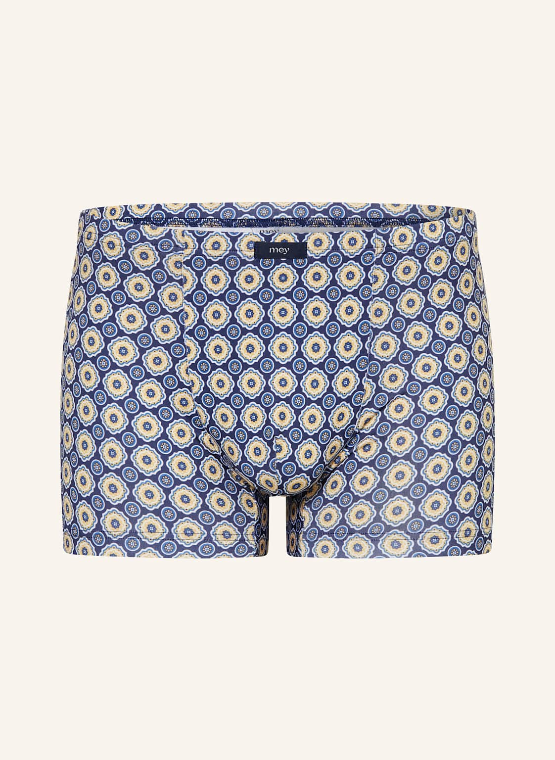 Mey Boxershorts Serie Contrast Pattern gelb von mey