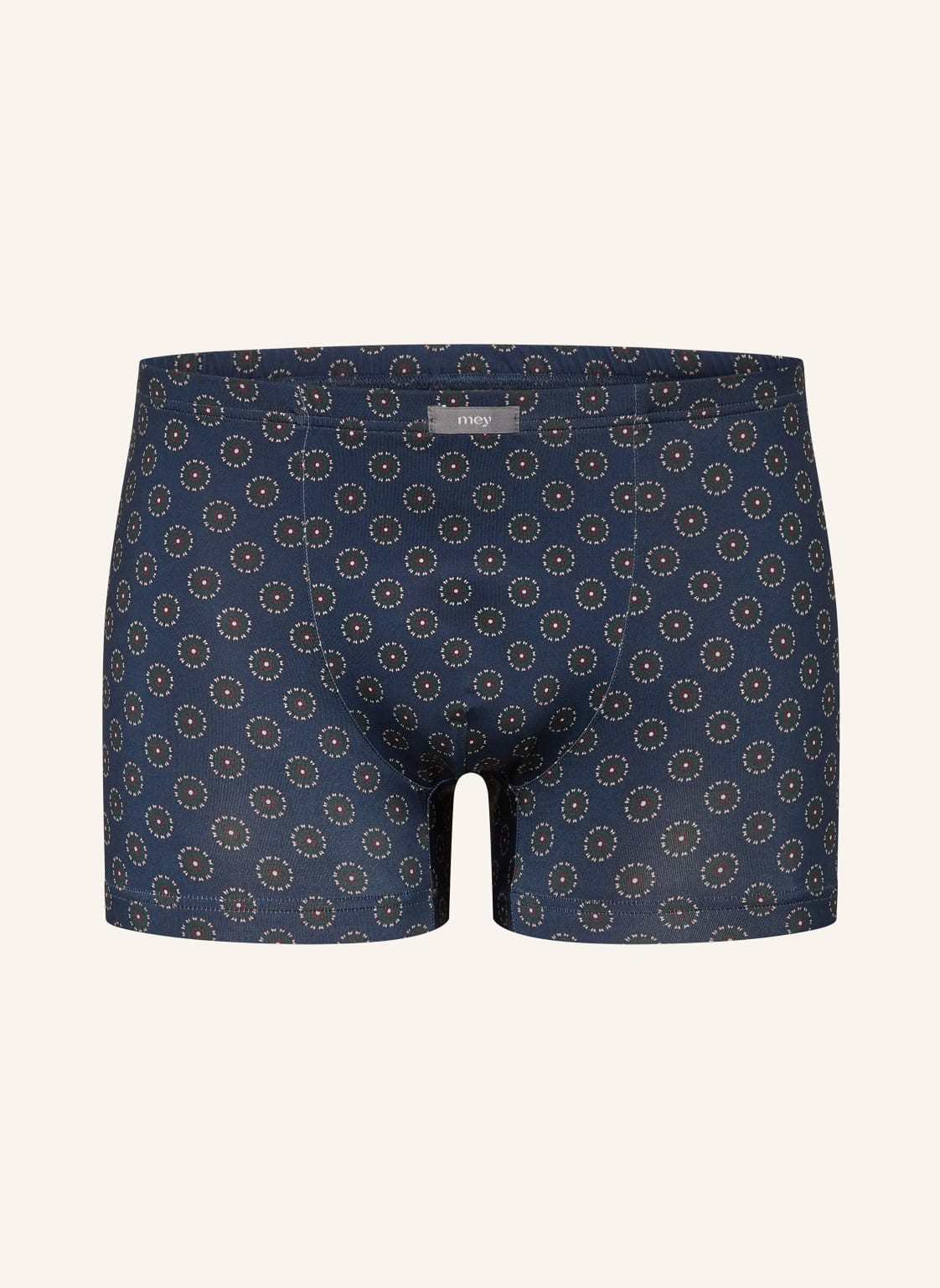 Mey Boxershorts Serie Fine Circle grau von mey