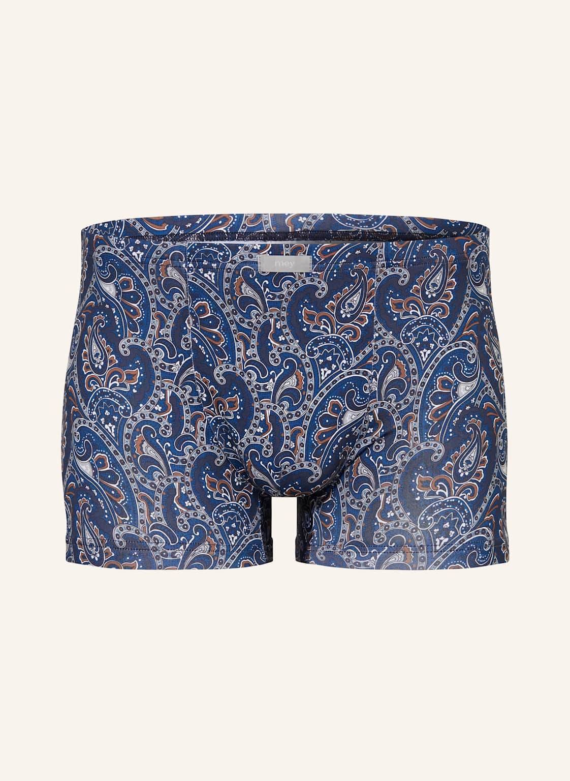 Mey Boxershorts Serie High Paisley blau von mey