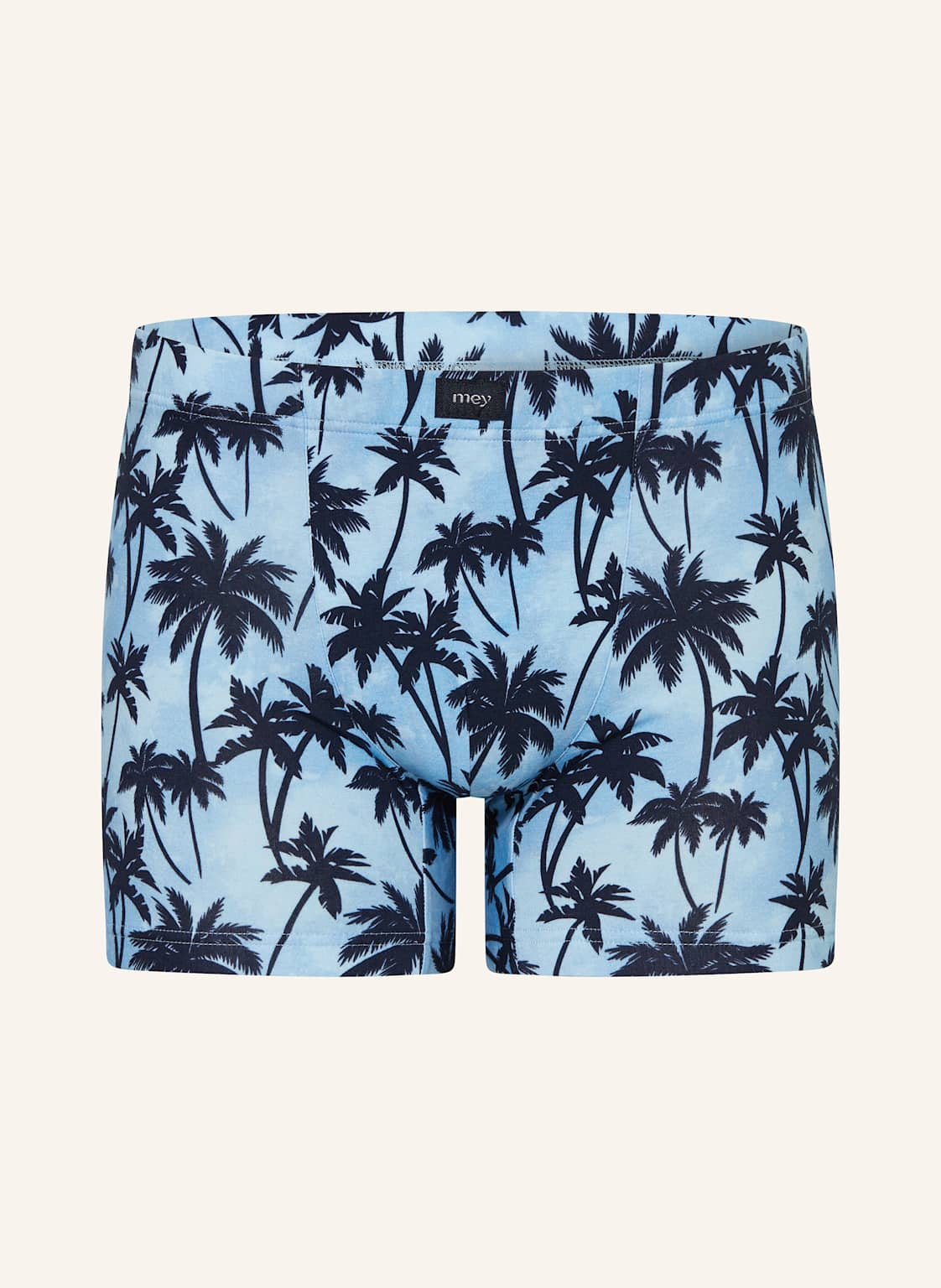 Mey Boxershorts Serie Palm Haven blau von mey