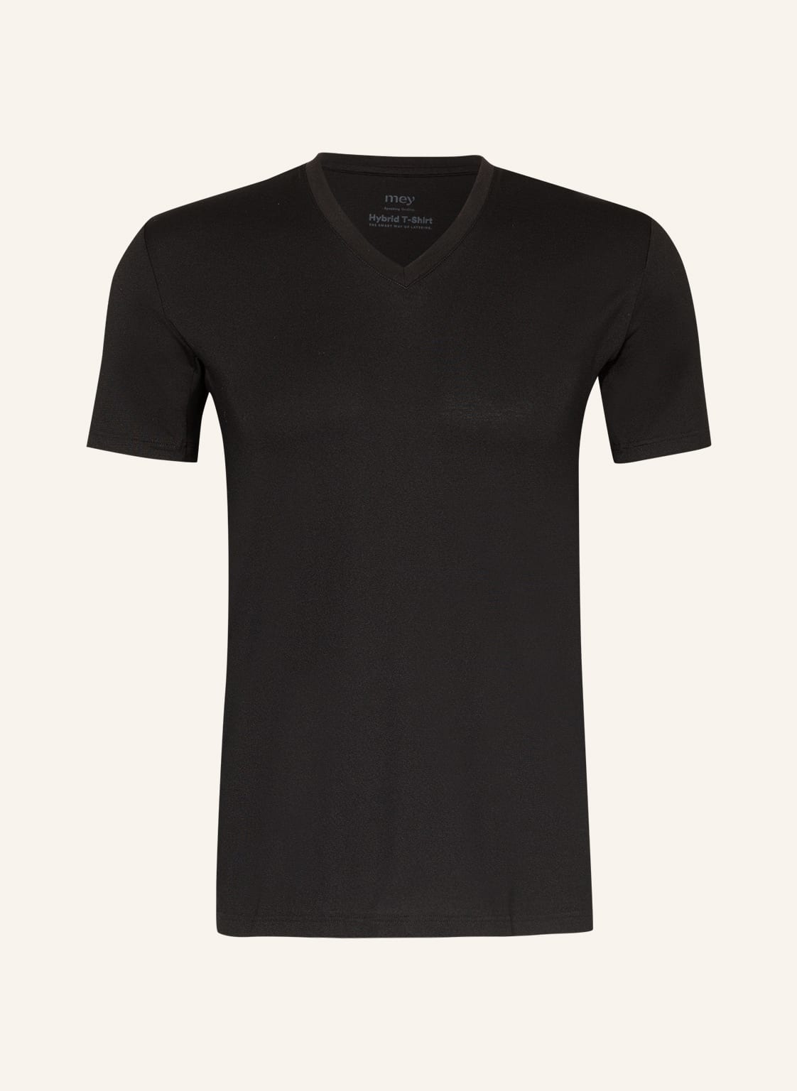 Mey Hybrid-Shirt Serie Myfunctionals schwarz von mey