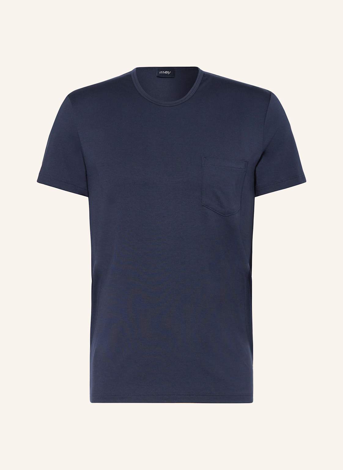 Mey Schlafshirt Serie Jefferson Modal blau von mey