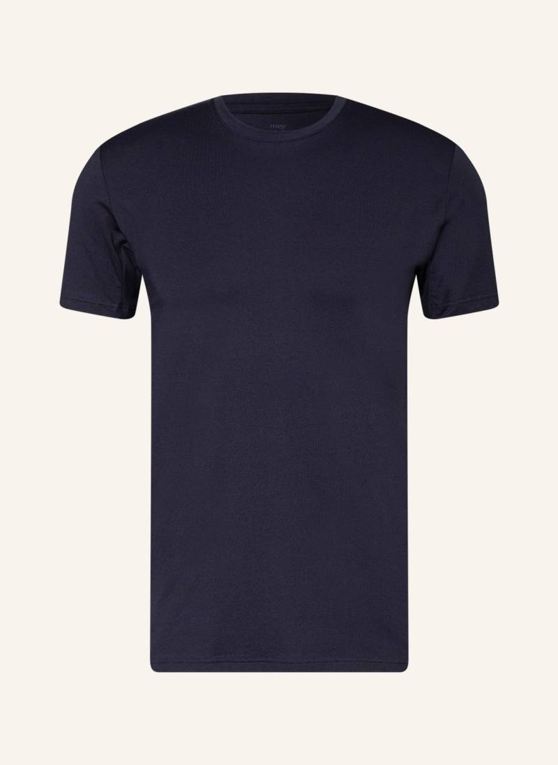 Mey Lounge-Shirt Serie Hybrid blau von mey