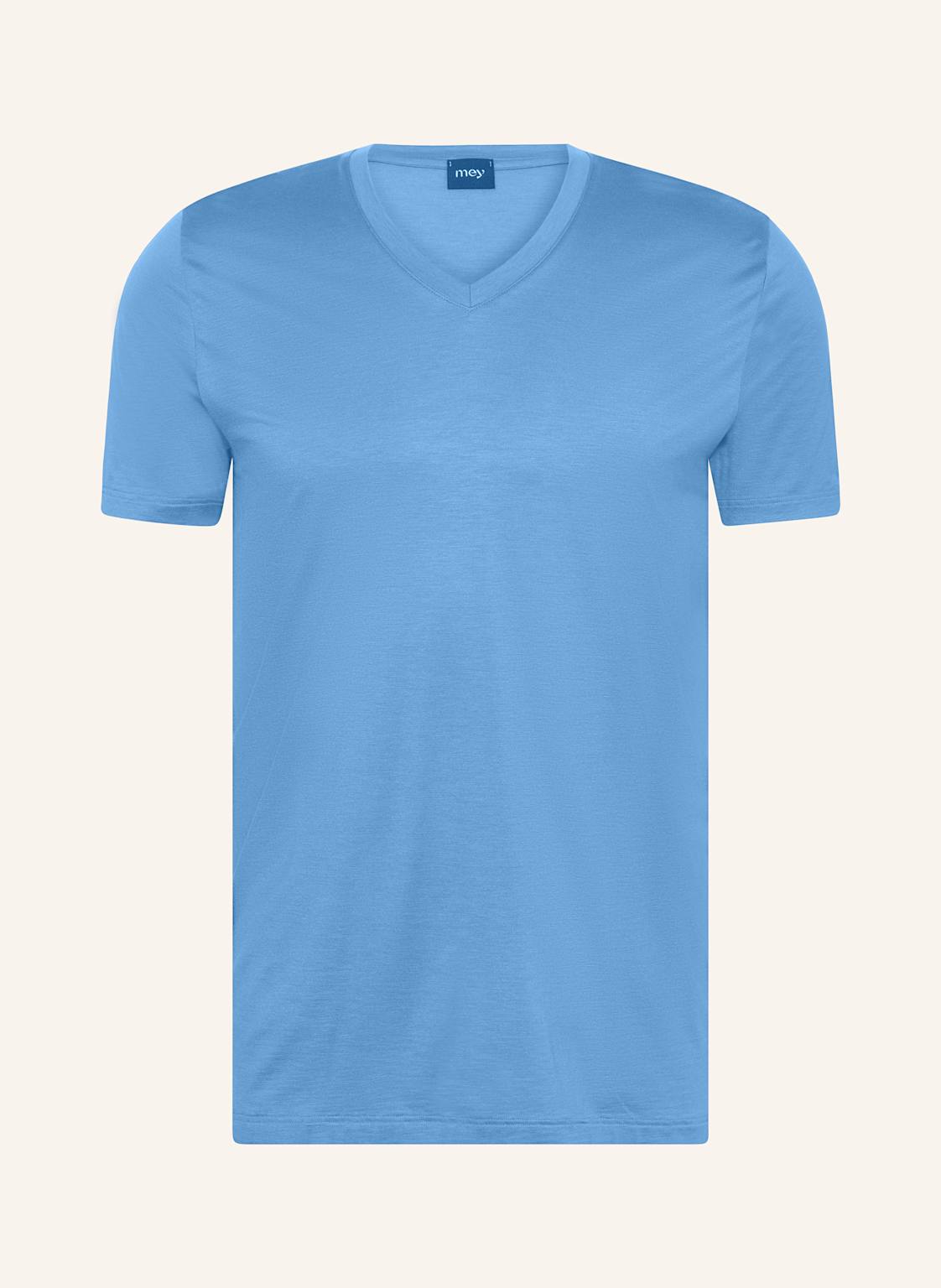 Mey Lounge-Shirt Serie Selection blau von mey