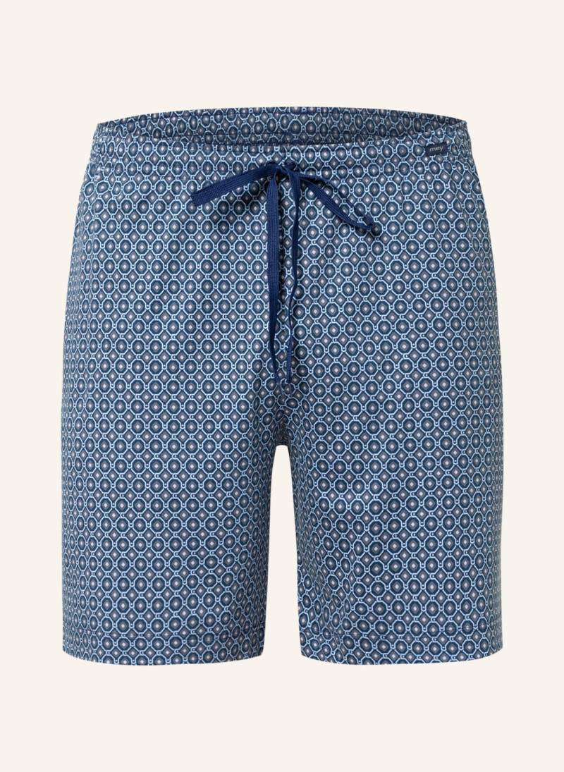 Mey Lounge-Shorts Serie Vesanto blau von mey