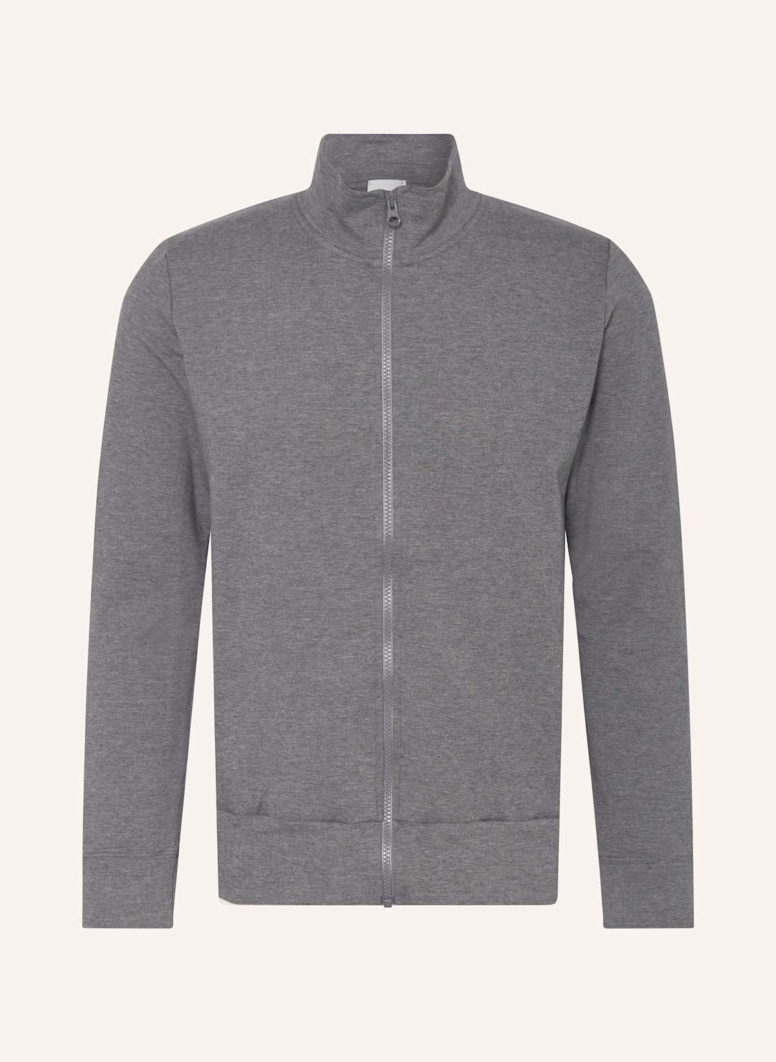 Mey Lounge-Sweatjacke Serie Enjoy Colour grau von mey