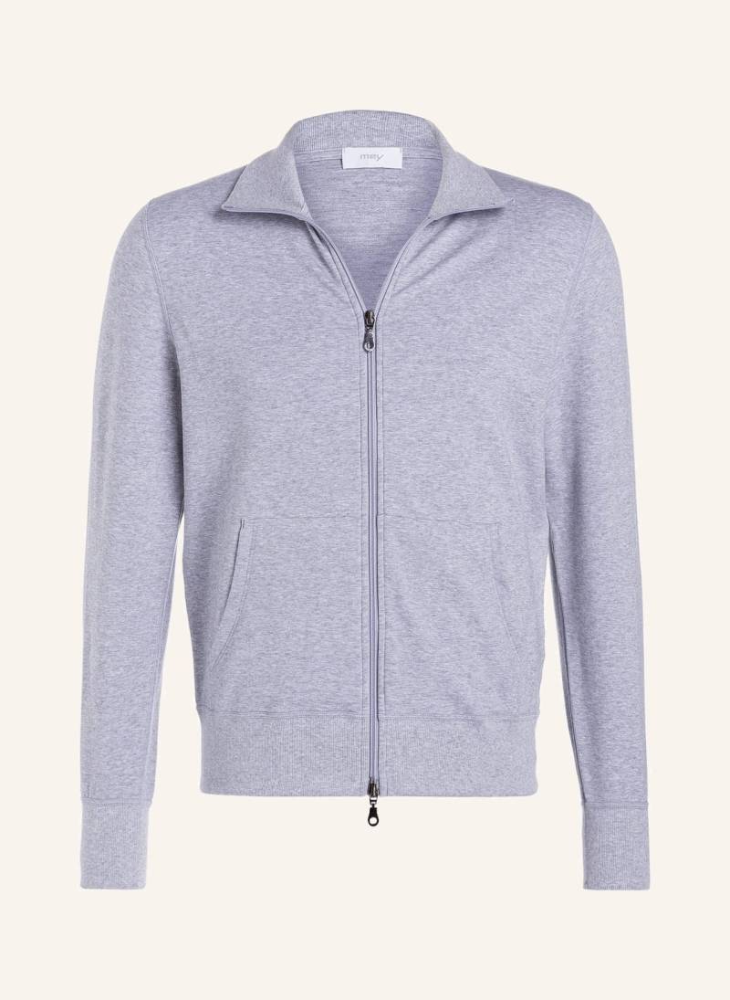 Mey Lounge-Sweatjacke Serie Enjoy grau von mey