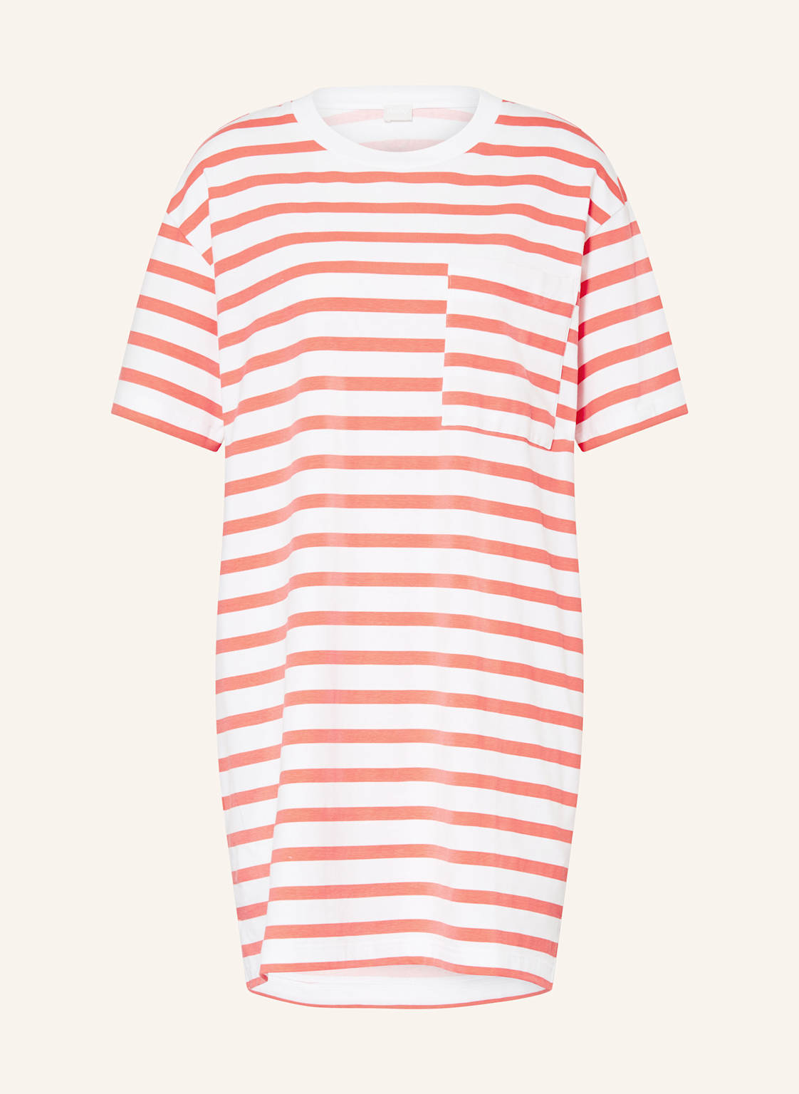 Mey Nachthemd Serie Summer Stripes rot von mey