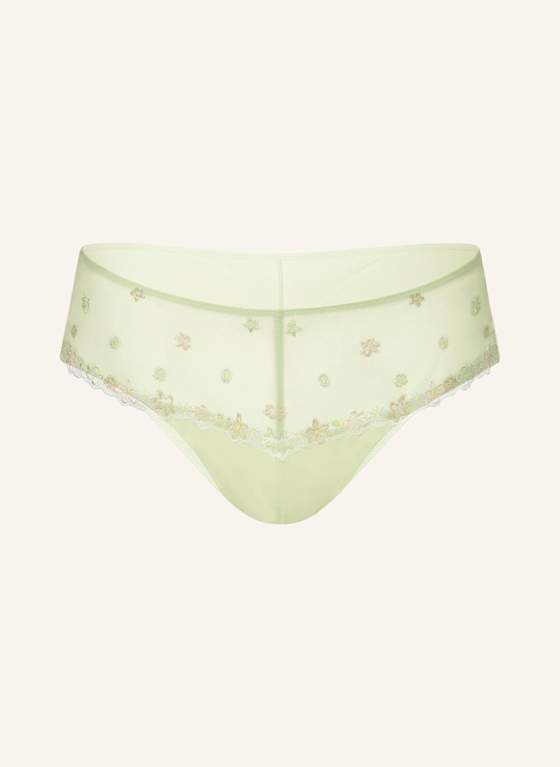 Mey Panty Serie Pretty Joan Mit Glitzergarn gruen von mey