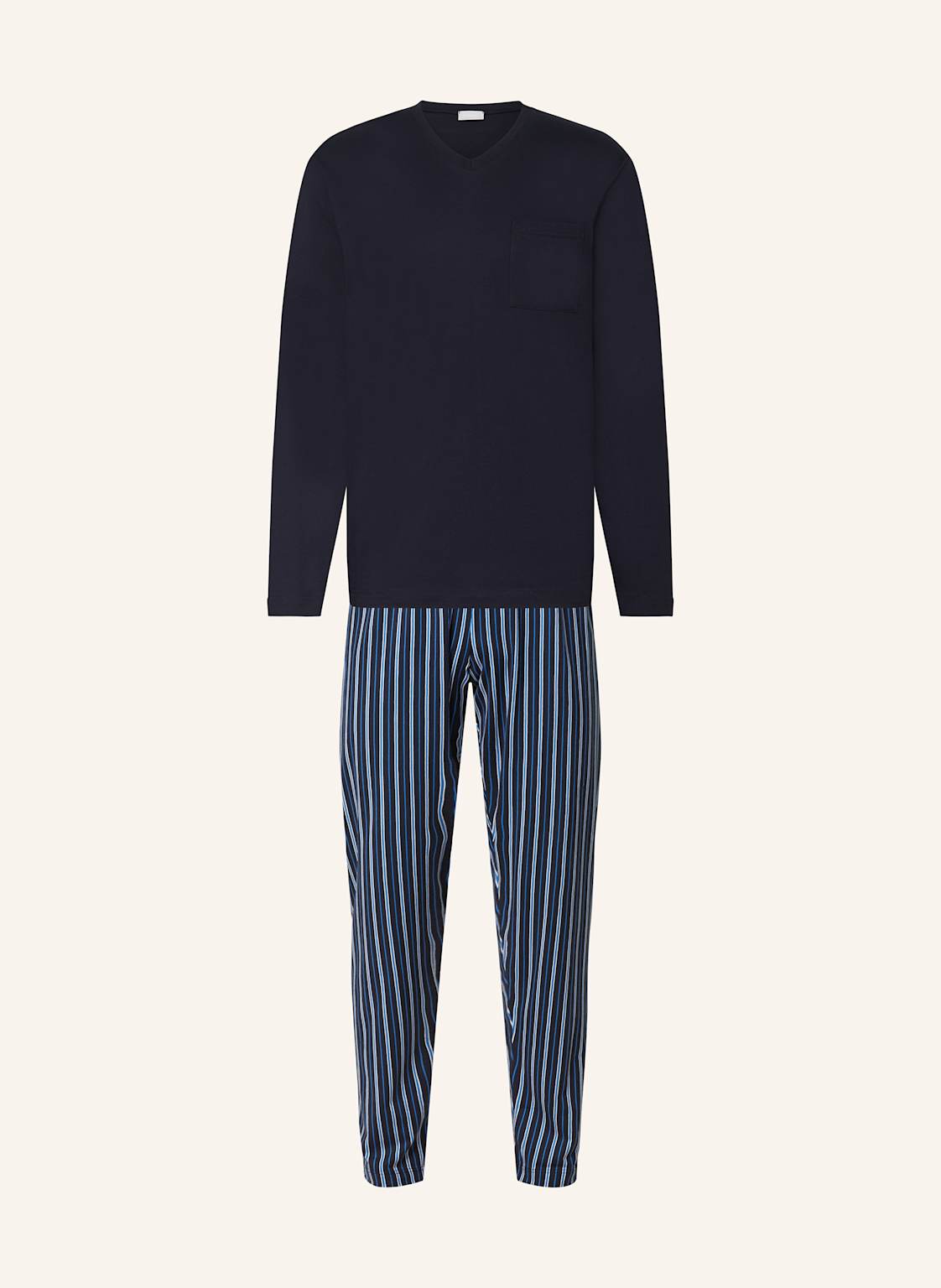 Mey Schlafanzug Serie Straight blau Mey Schlafanzug Serie Straight blau von mey