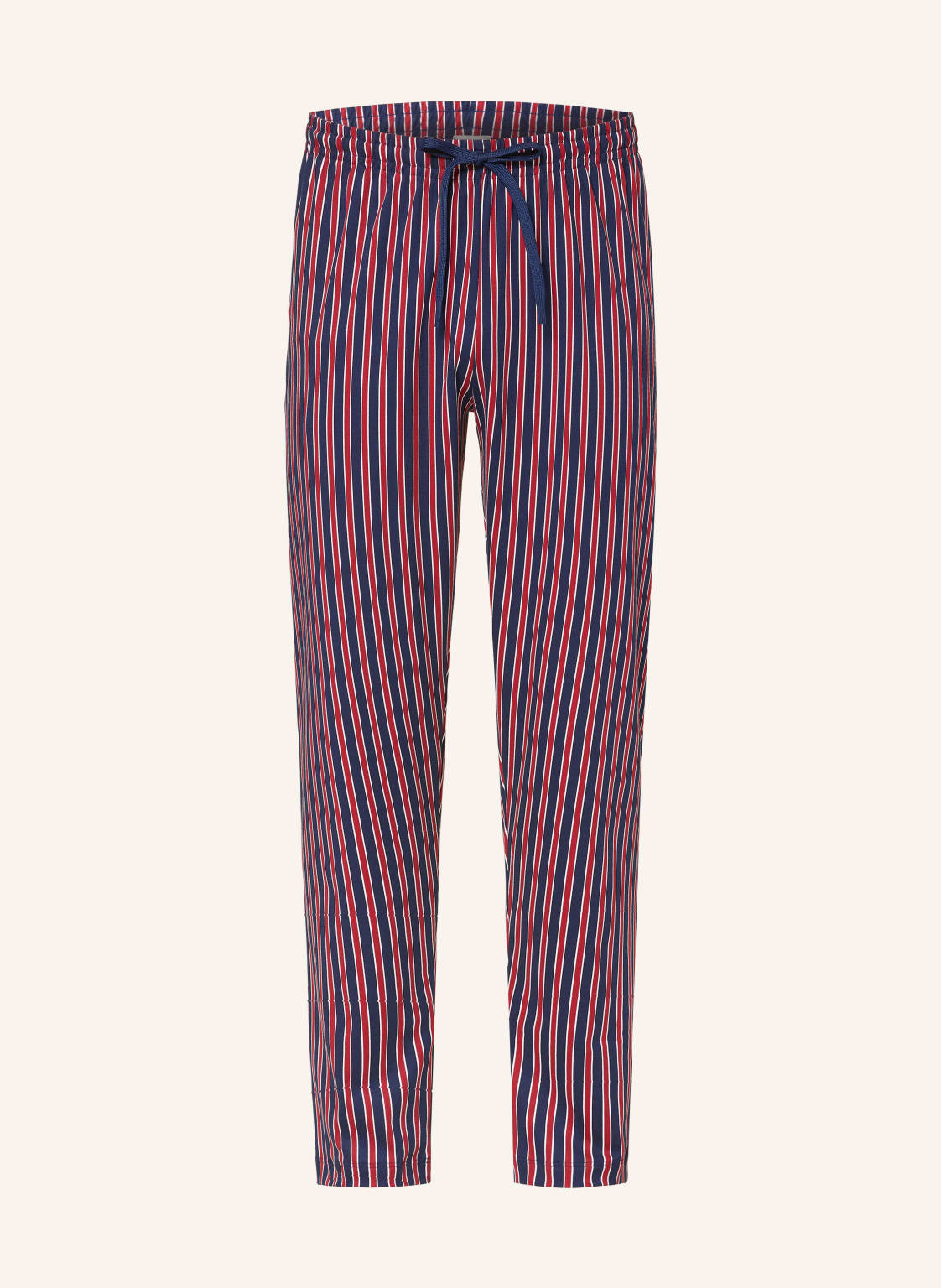 Mey Schlafhose Serie Graphic Stripes rot von mey