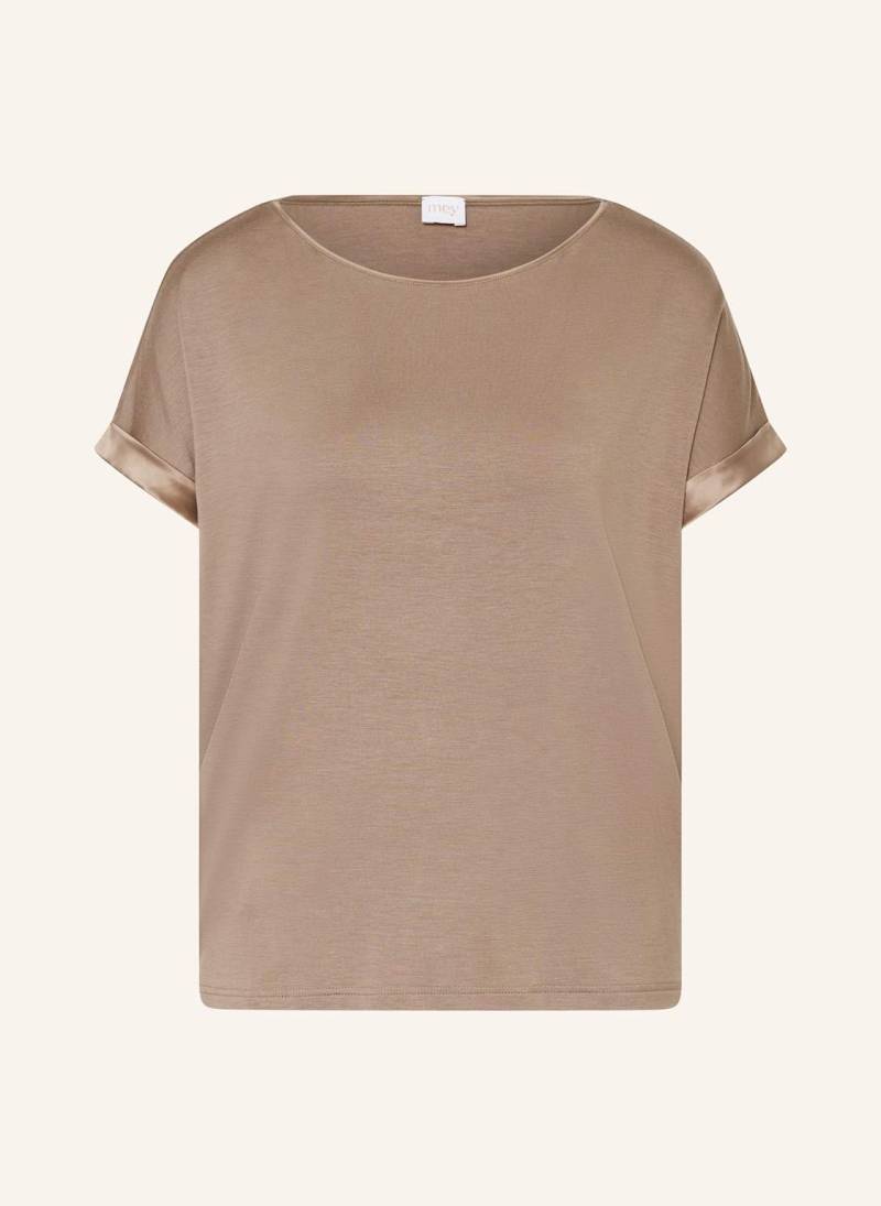 Mey Schlafshirt Serie Pure Chic beige von mey