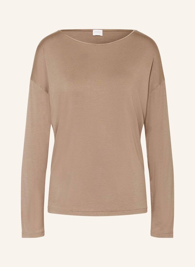 Mey Schlafshirt Serie Pure Chic beige von mey