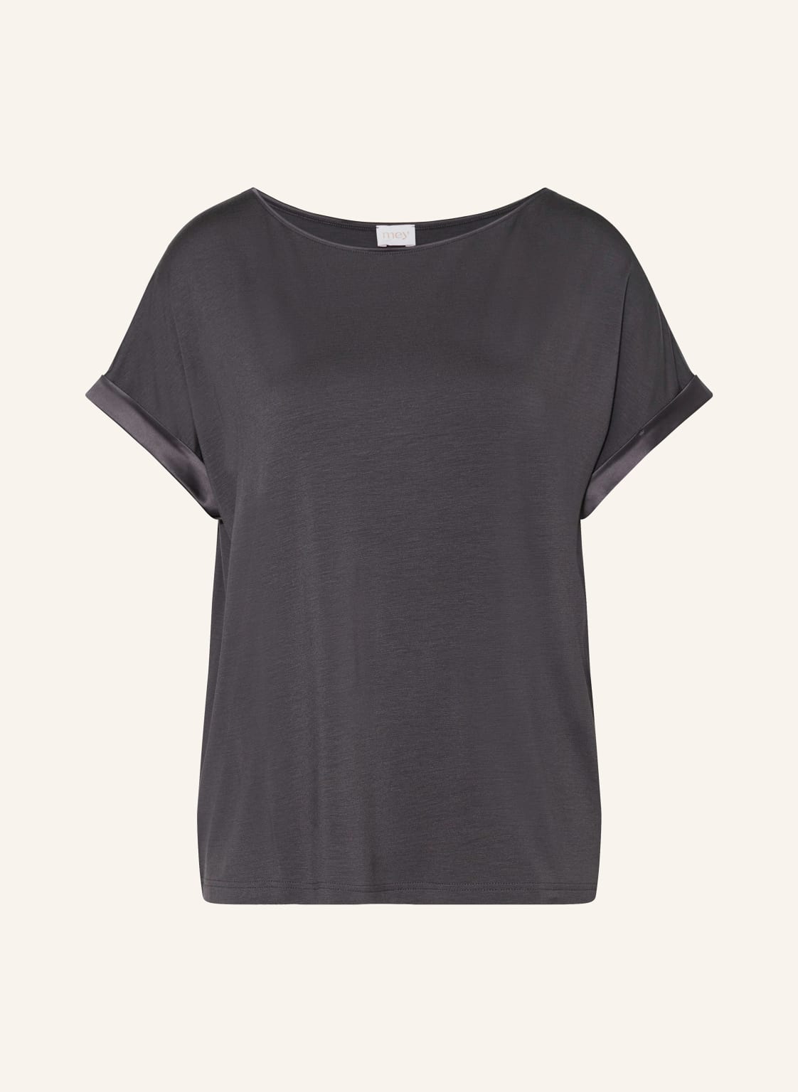 Mey Schlafshirt Serie Pure Chic grau Mey Schlafshirt Serie Pure Chic grau von mey