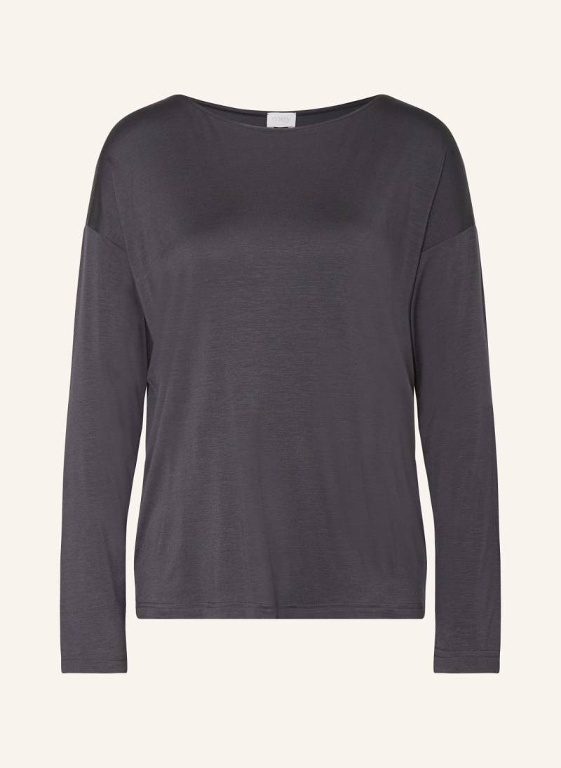 Mey Schlafshirt Serie Pure Chic grau von mey