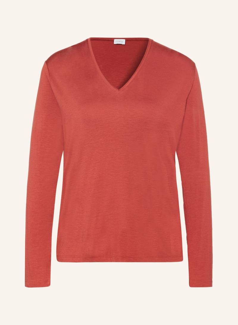 Mey Schlafshirt Serie Pure Chic rot von mey