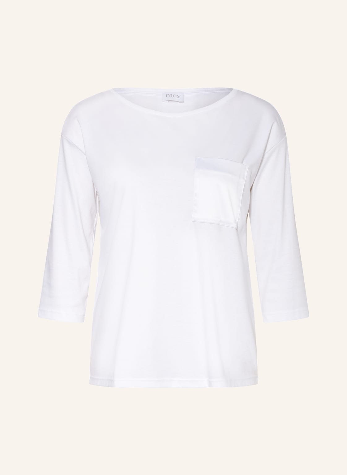 Mey Schlafshirt Serie Sleepsation Mit 3/4-Arm weiss Mey Schlafshirt Serie Sleepsation Mit 3/4-Arm weiss von mey