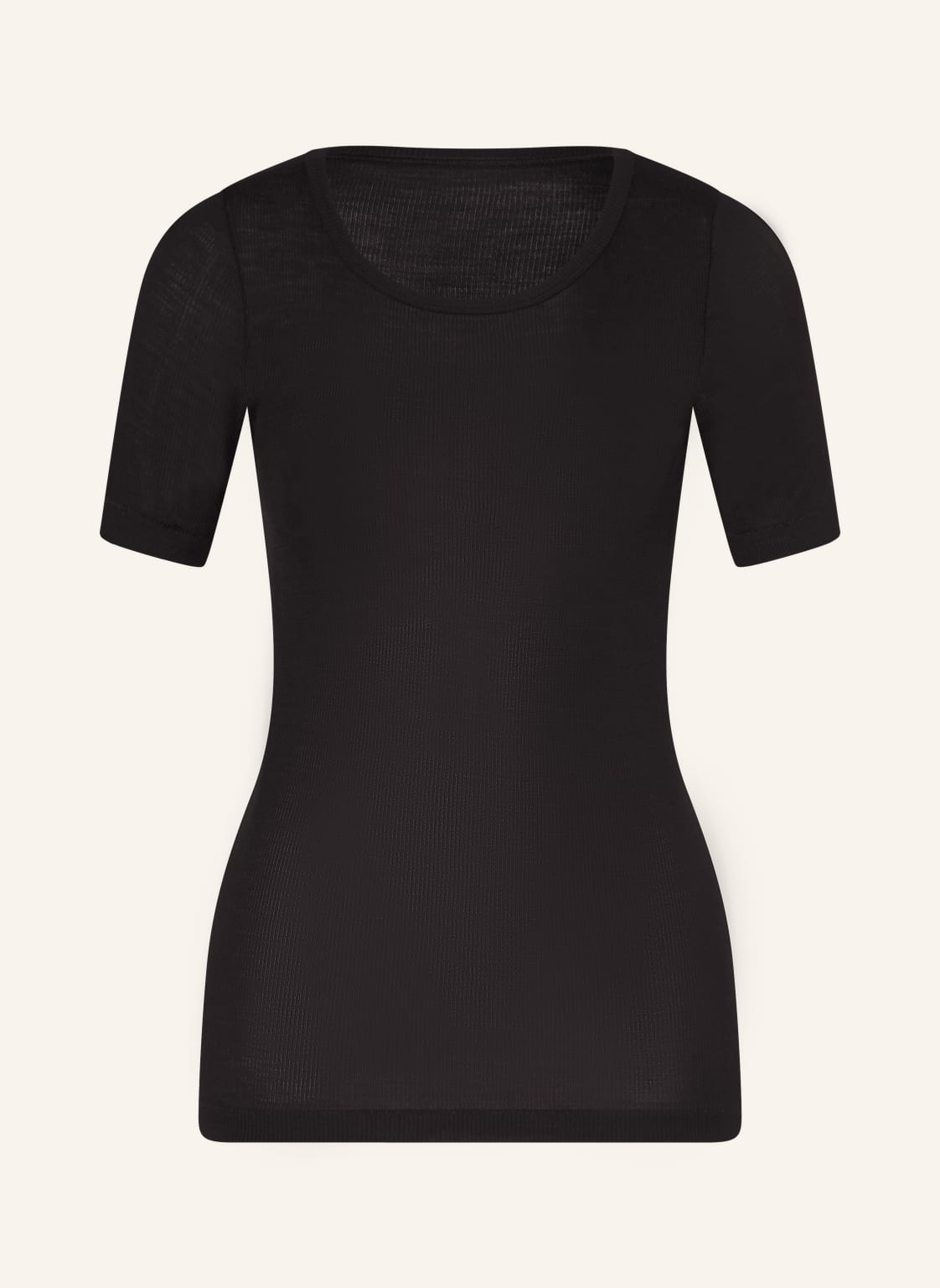 Mey T-Shirt Serie Wool Love Aus Merinowolle Mit Seide schwarz Mey T-Shirt Serie Wool Love Aus Merinowolle Mit Seide schwarz von mey