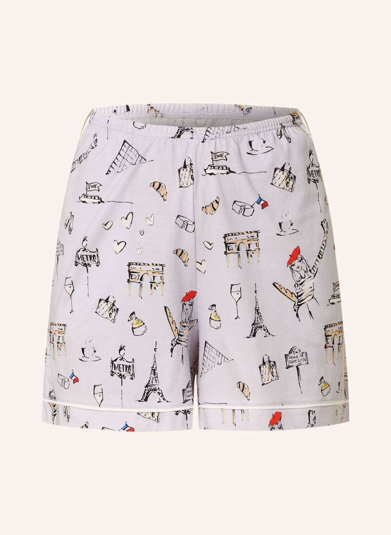 Mey Schlafshorts Serie France Sensation lila von mey
