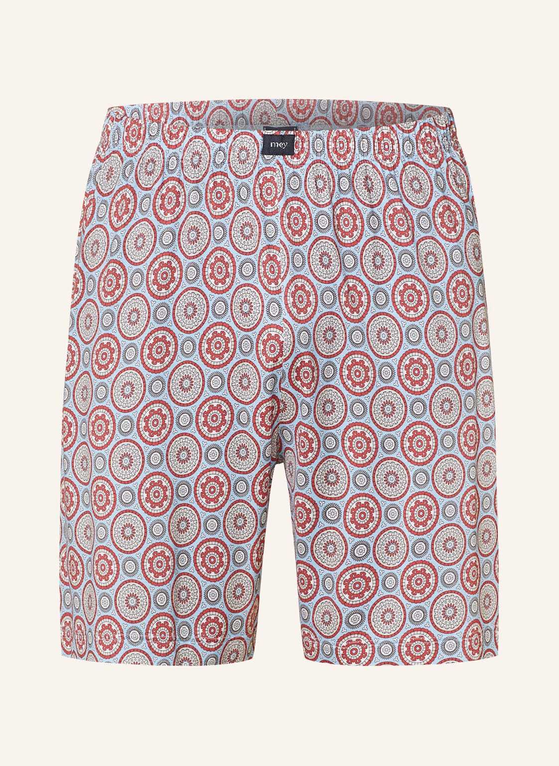 Mey Schlafshorts Serie Mixture Of Circles blau Mey Schlafshorts Serie Mixture Of Circles blau von mey