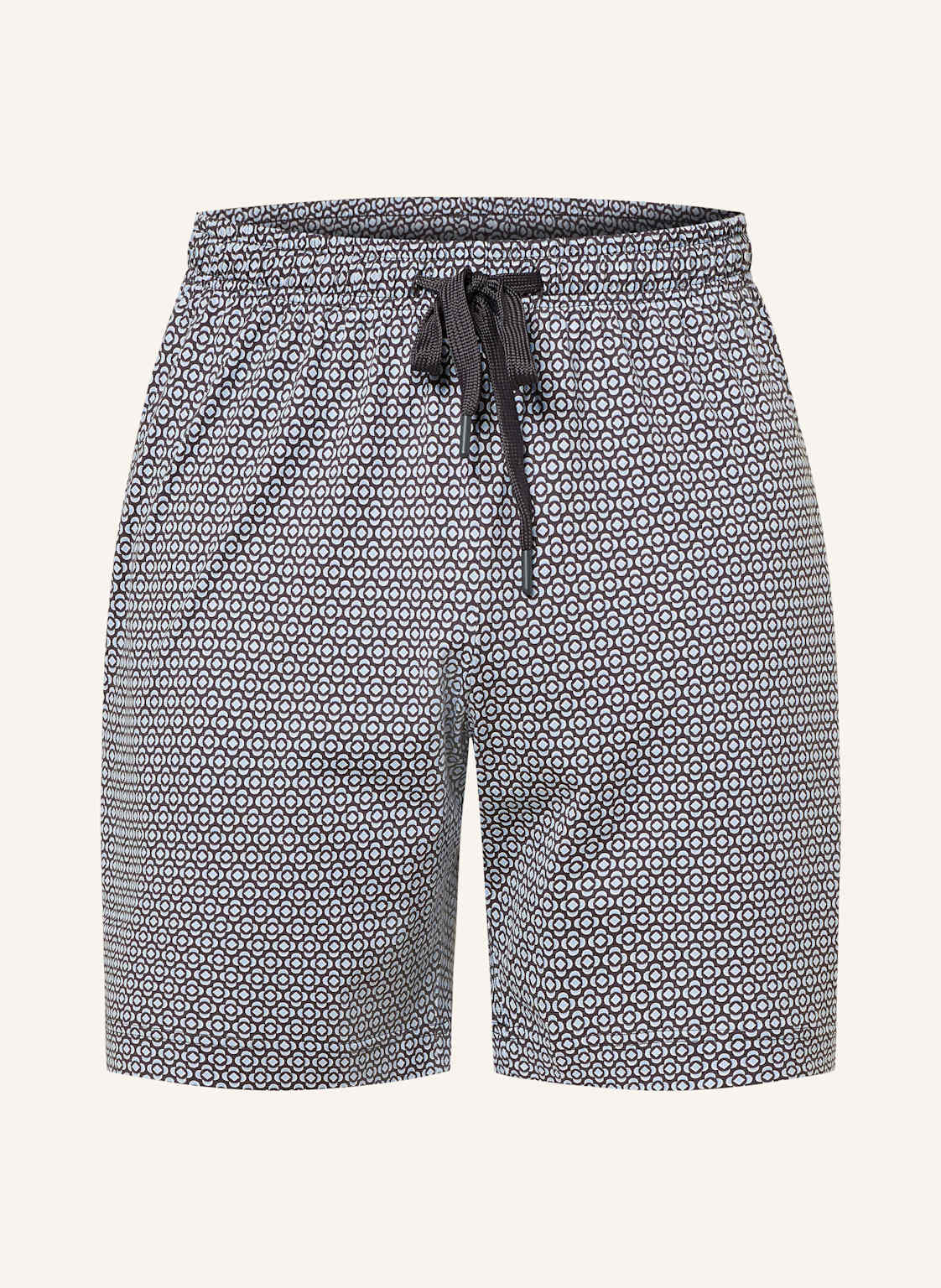 Mey Schlafshorts Serie Round Geo grau von mey