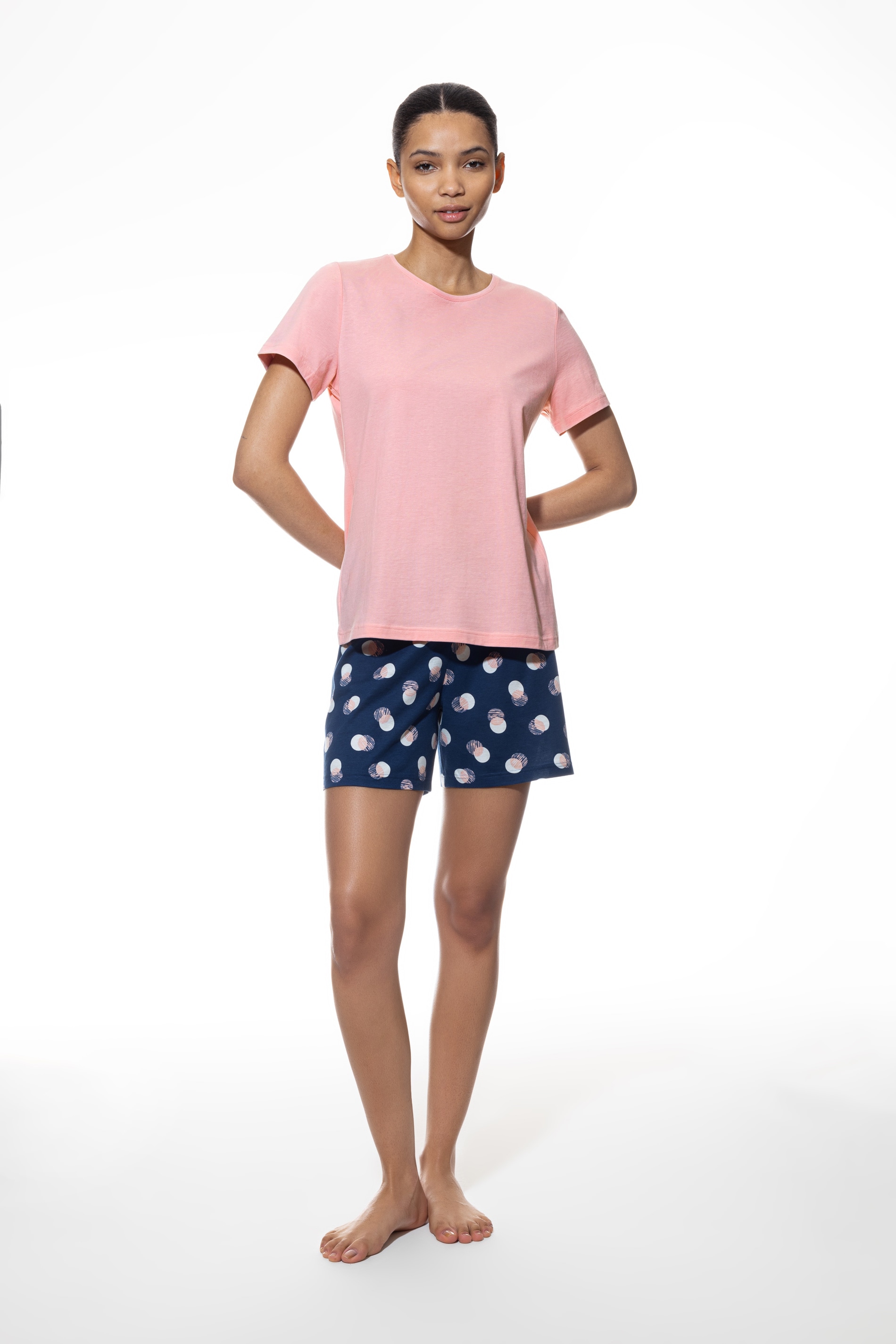 Mey Shorty »SCRIBBLED DOTS«, Kurze Hose mit Punkteprint von mey