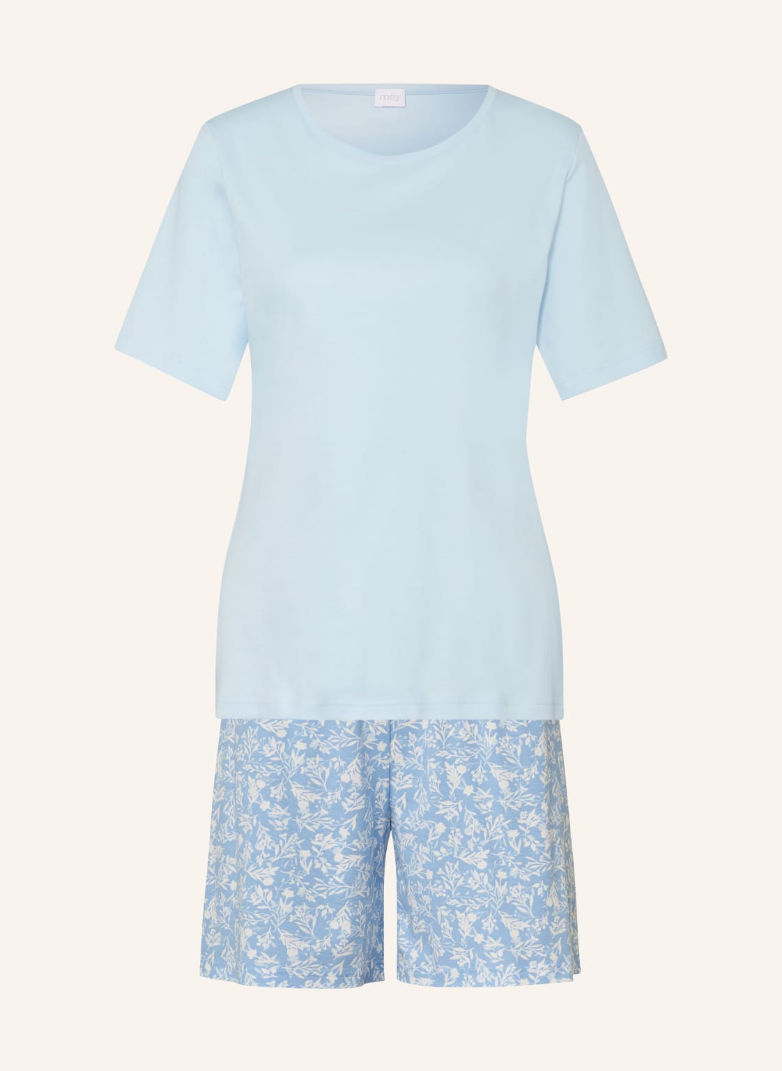 Mey Shorty-Schlafanzug Serie Flower Meadow blau Mey Shorty-Schlafanzug Serie Flower Meadow blau von mey