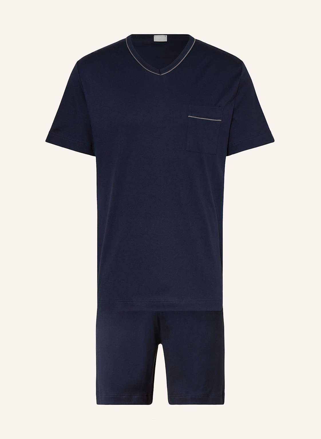 Mey Shorty-Schlafanzug Serie Pure Night blau Mey Shorty-Schlafanzug Serie Pure Night blau von mey
