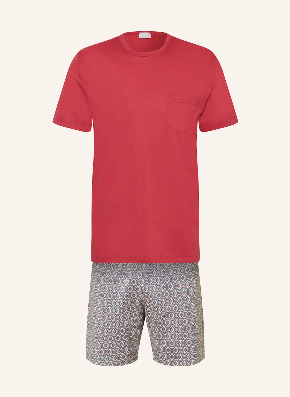 Mey Shorty-Schlafanzug Serie Soft Circles rot Mey Shorty-Schlafanzug Serie Soft Circles rot von mey