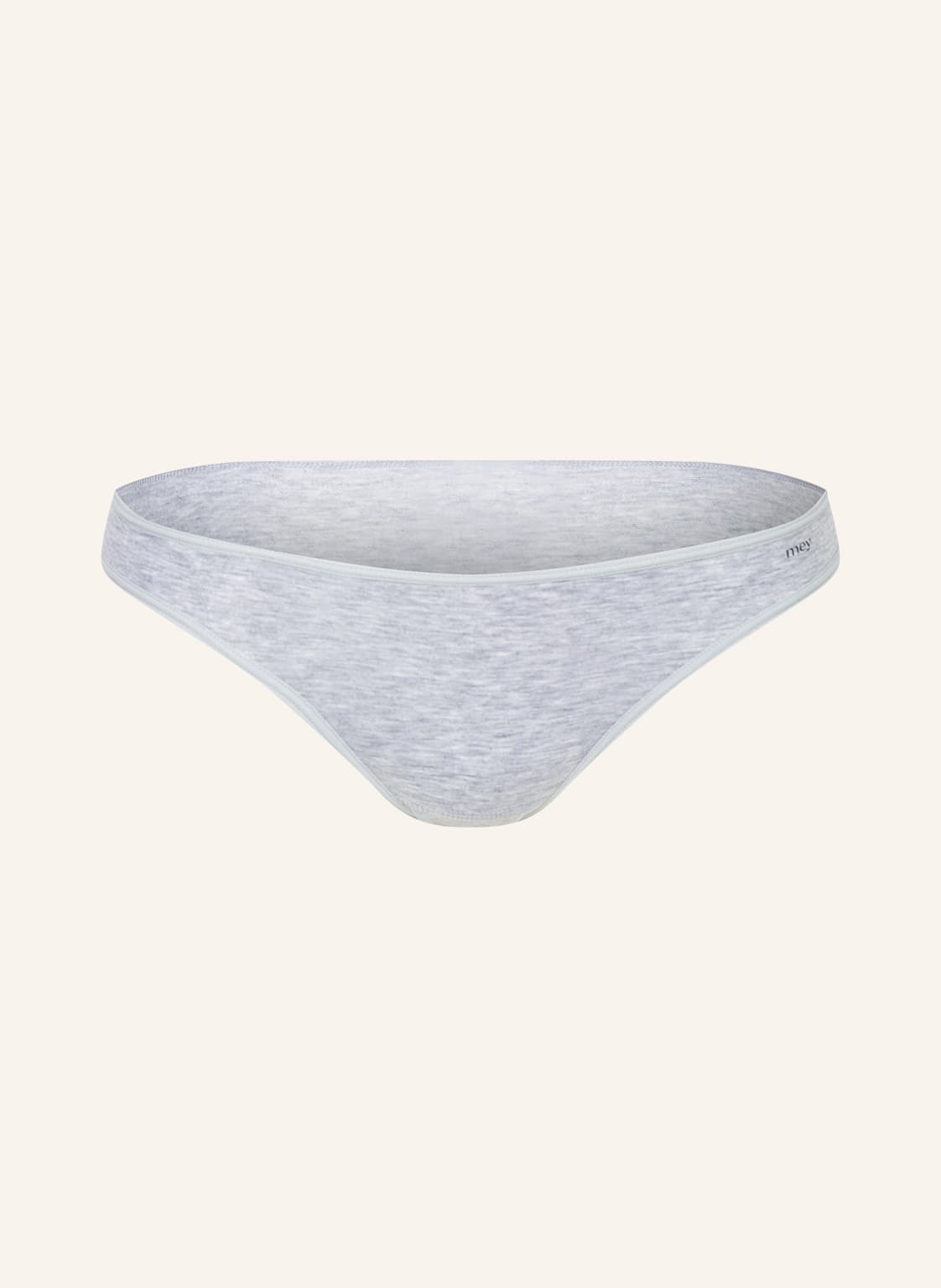 Mey Slip Serie Cotton Pure grau von mey