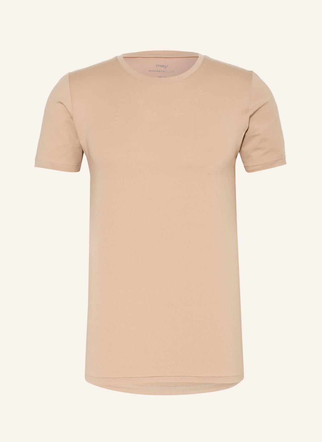 Mey T-Shirt Serie Business Class beige von mey