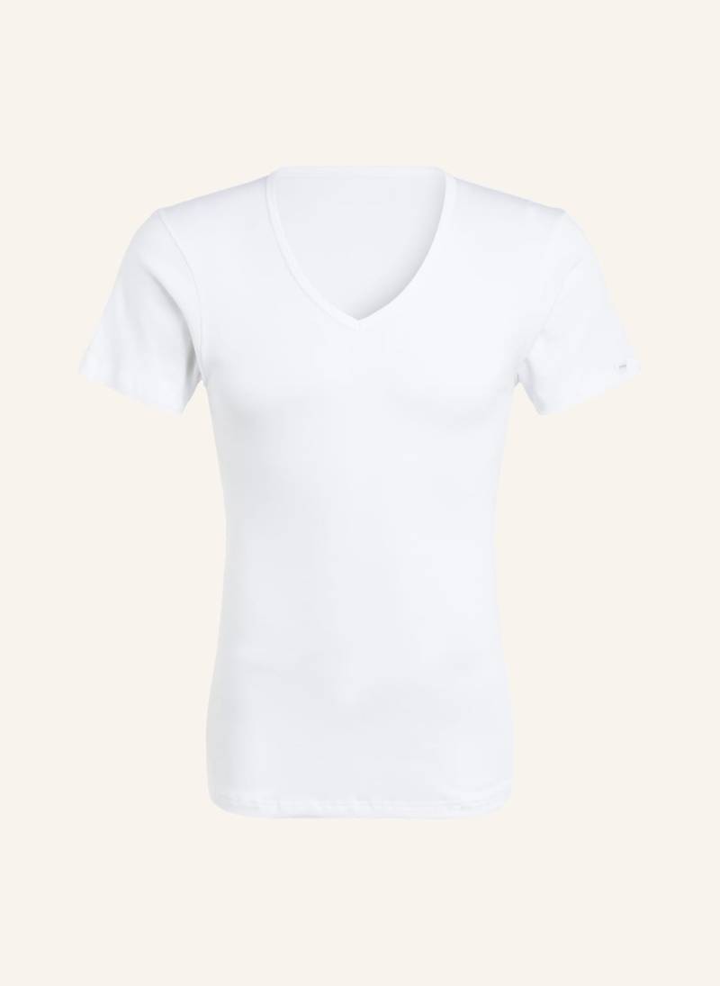 Mey V-Shirt Serie Noblesse weiss von mey