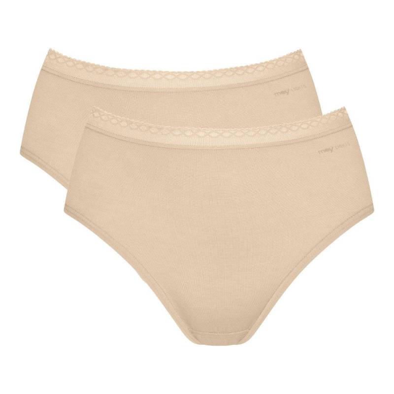 mey - 2er Pack Lights Hüftslip, für Damen, Beige, Größe M von mey