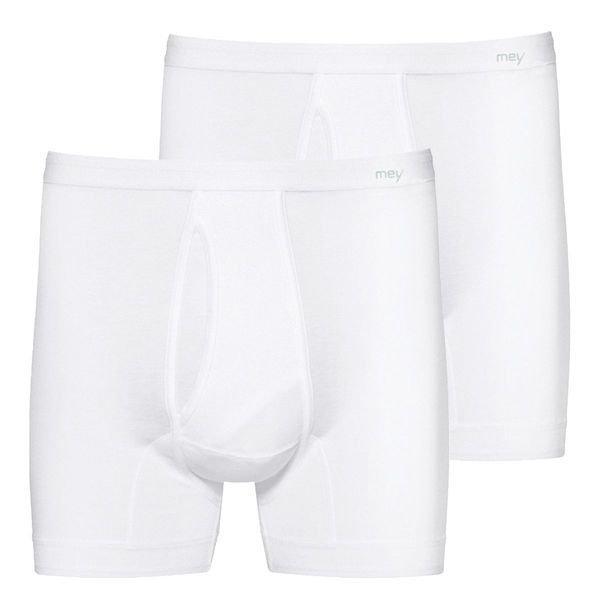 mey - 2er Pack Noblesse Retro Short / Pant, für Herren, Weiss, Größe M von mey