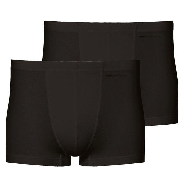 2er Pack Casual Cotton - Retro Short Pant Herren Schwarz S von mey