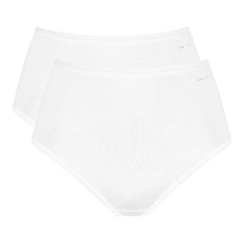 2er Pack Lights Basic - Taillen Slip Damen Weiss 4XL von mey