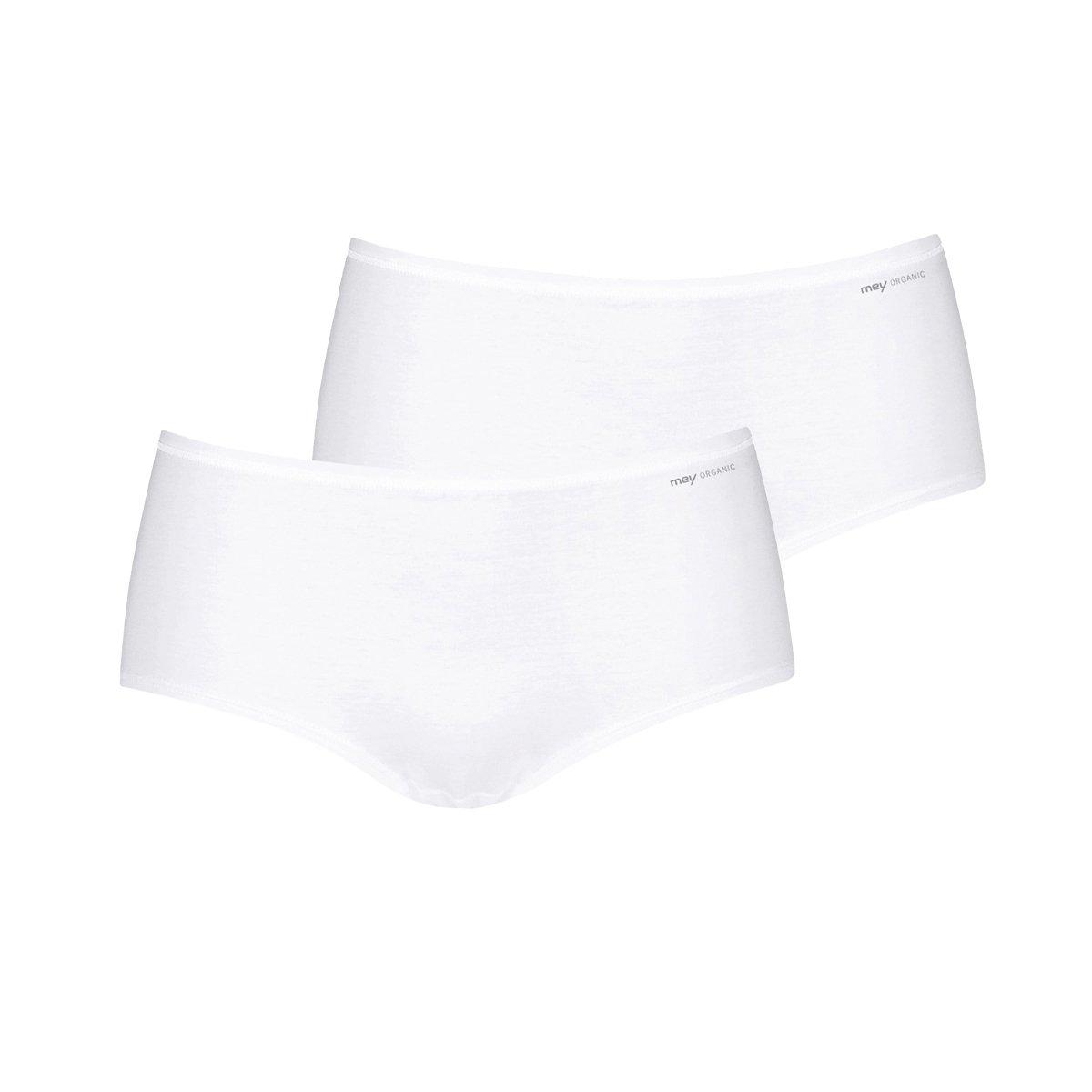 mey - 2er Pack Organic Panty, für Damen, Weiss, Größe M von mey