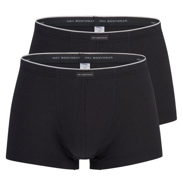 2er Pack Dry Cotton - Retro Short Pant Herren Schwarz S von mey