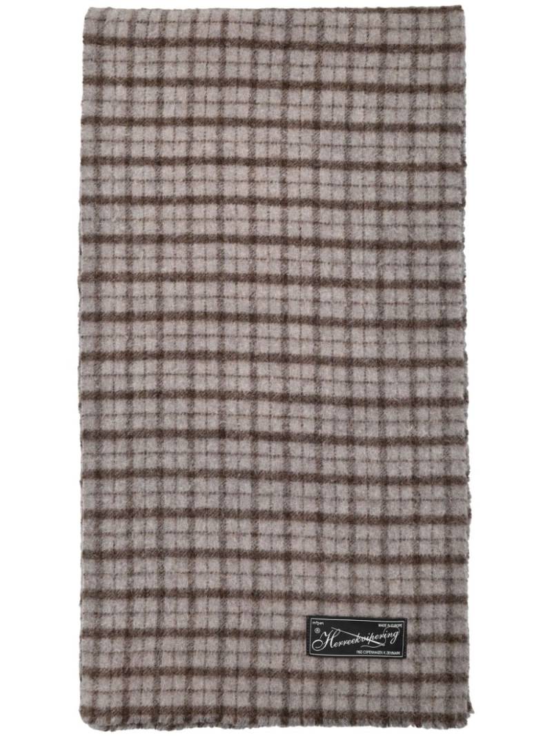 mfpen check wool scarf - Neutrals von mfpen