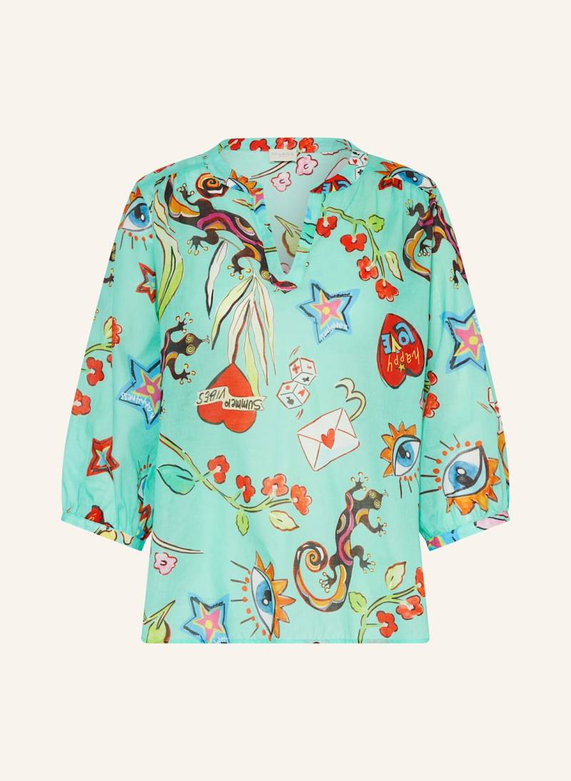 Milano Italy Blusenshirt Mit 3/4-Arm gruen von milano italy