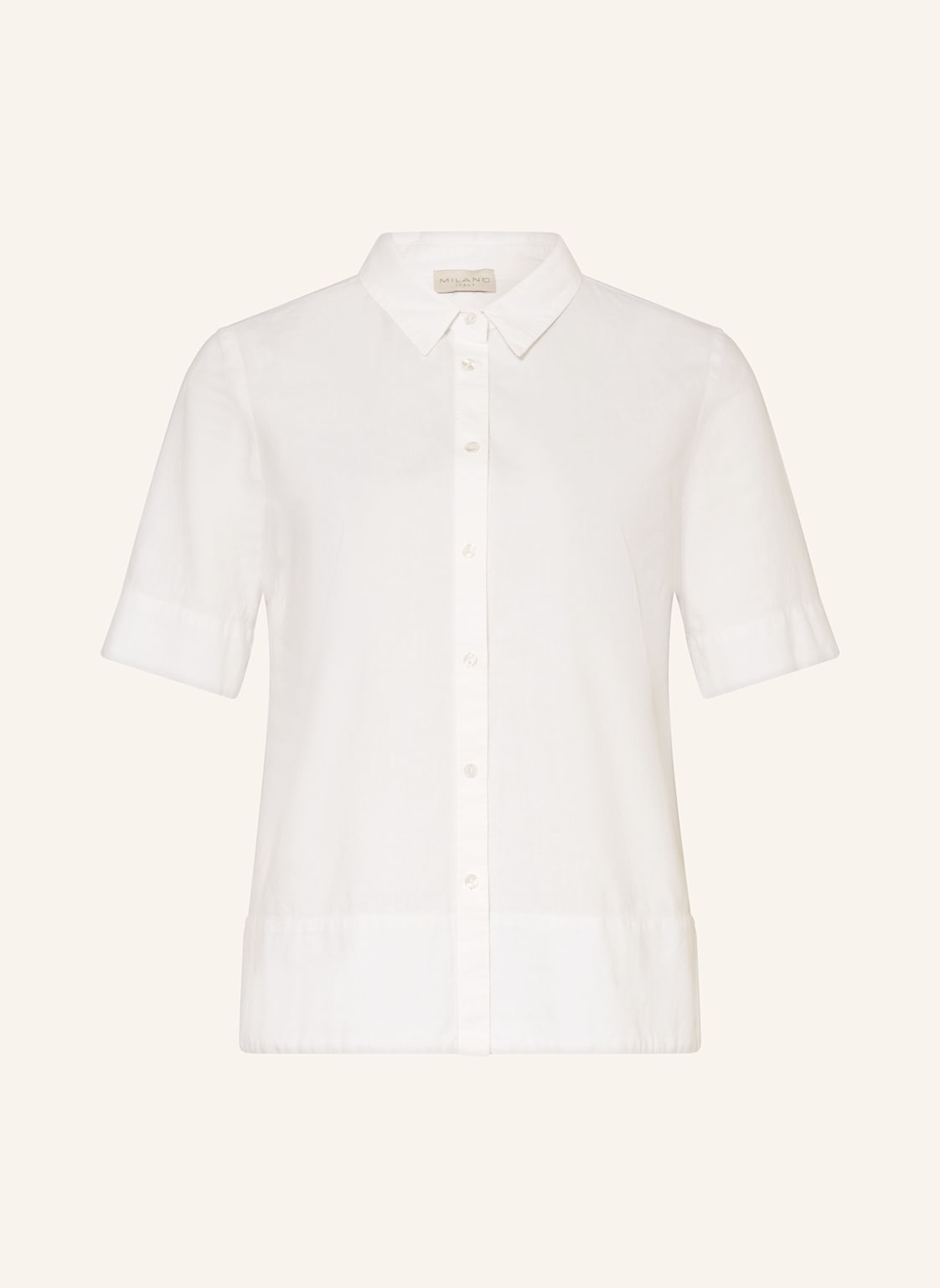 Milano Italy Hemdbluse Mit Leinen weiss Milano Italy Hemdbluse Mit Leinen weiss von milano italy